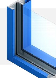 Protect 1 thermally broken frame cross-section