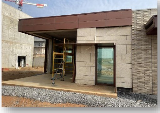 Representative on-site mock-up